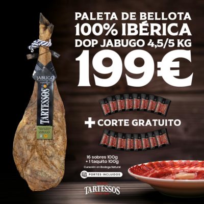 Navidad - Paleta de bellota 100% Ibérica DOP Jabugo Cortada