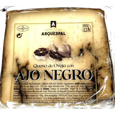 Cuña Queso Ajo Negro 200g